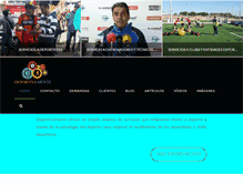 Tablet Screenshot of deportivamente.com